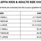 Shloffa Adult